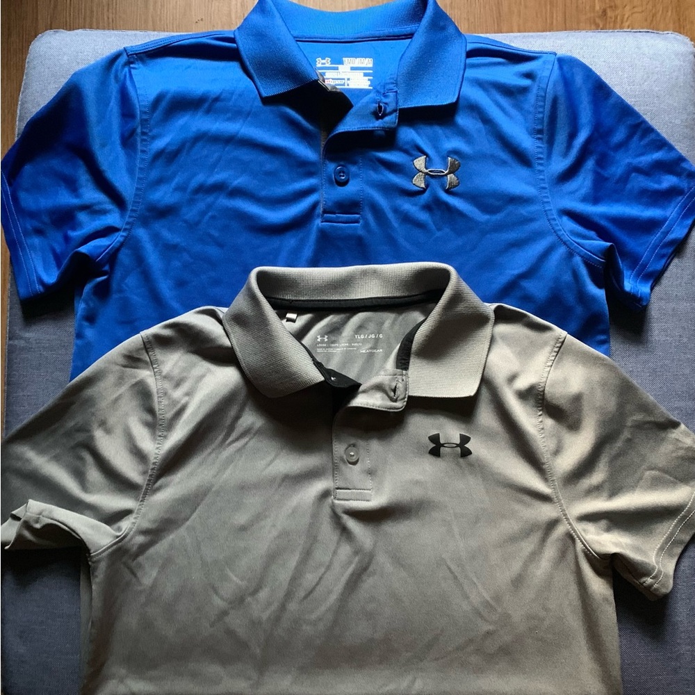 SOLD: Boys Under Armour Collared Dri-fit Moisture Wicking Shirts & Hoodie